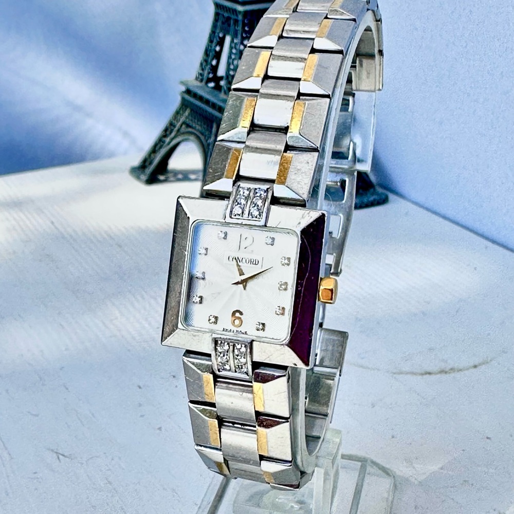 Concord Women's Two-Tone Luxury Watch with Diamonds